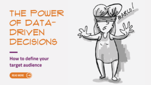 A teaser image for a blog titled “How to define your target audience: the power of data-driven decisions”