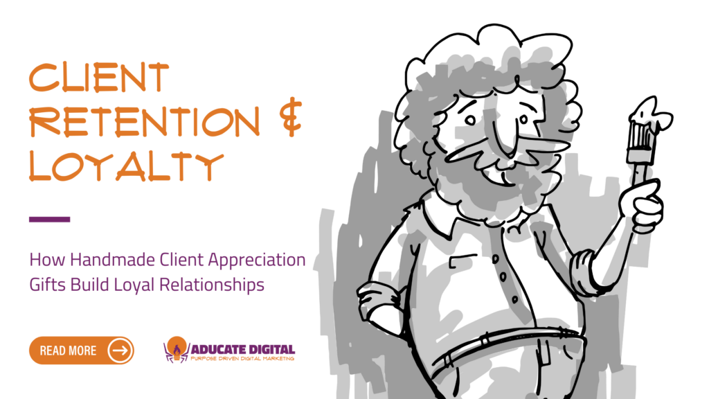 A teaser image for a blog post titled “How Handmade Client Appreciation Gifts Build Loyal Relationships”